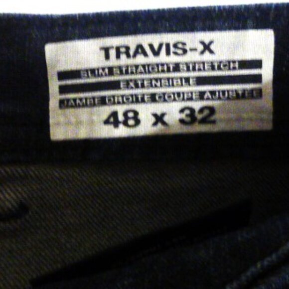 2x Men's BUFFALO JEANS 48 x 32 Slim Straight Stretch Jeans Men's Blue Jeans - Picture 10 of 12